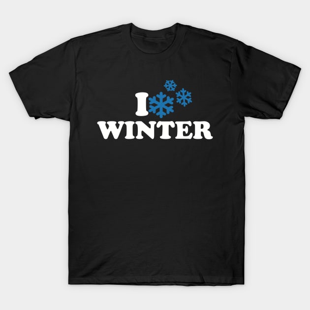 I love winter T-Shirt by Designzz